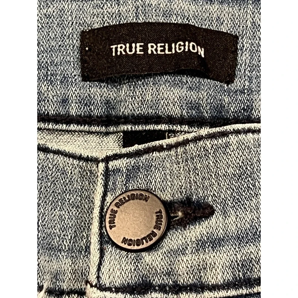 True Religion Men's Blue Jeans 36w The Ricky Style